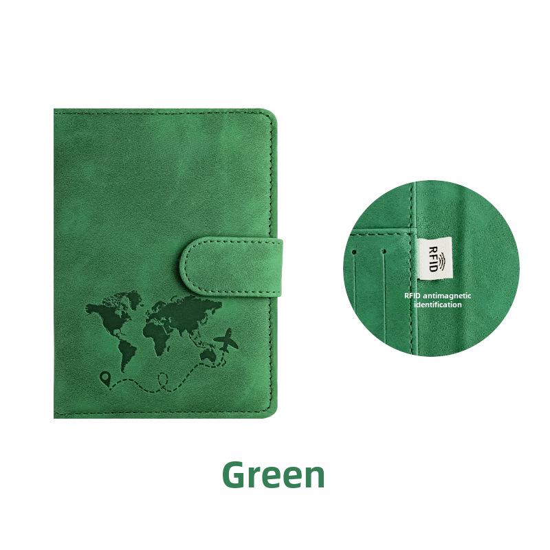 Держатель трансграничного RFID-паспорта: Дорожный кошелек из искусственной кожи с регулируемыми ремнями