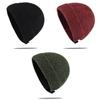 Knitted With Hat Stretch Adjusting Cotton Material Hat Dome Warm Hat Fashion