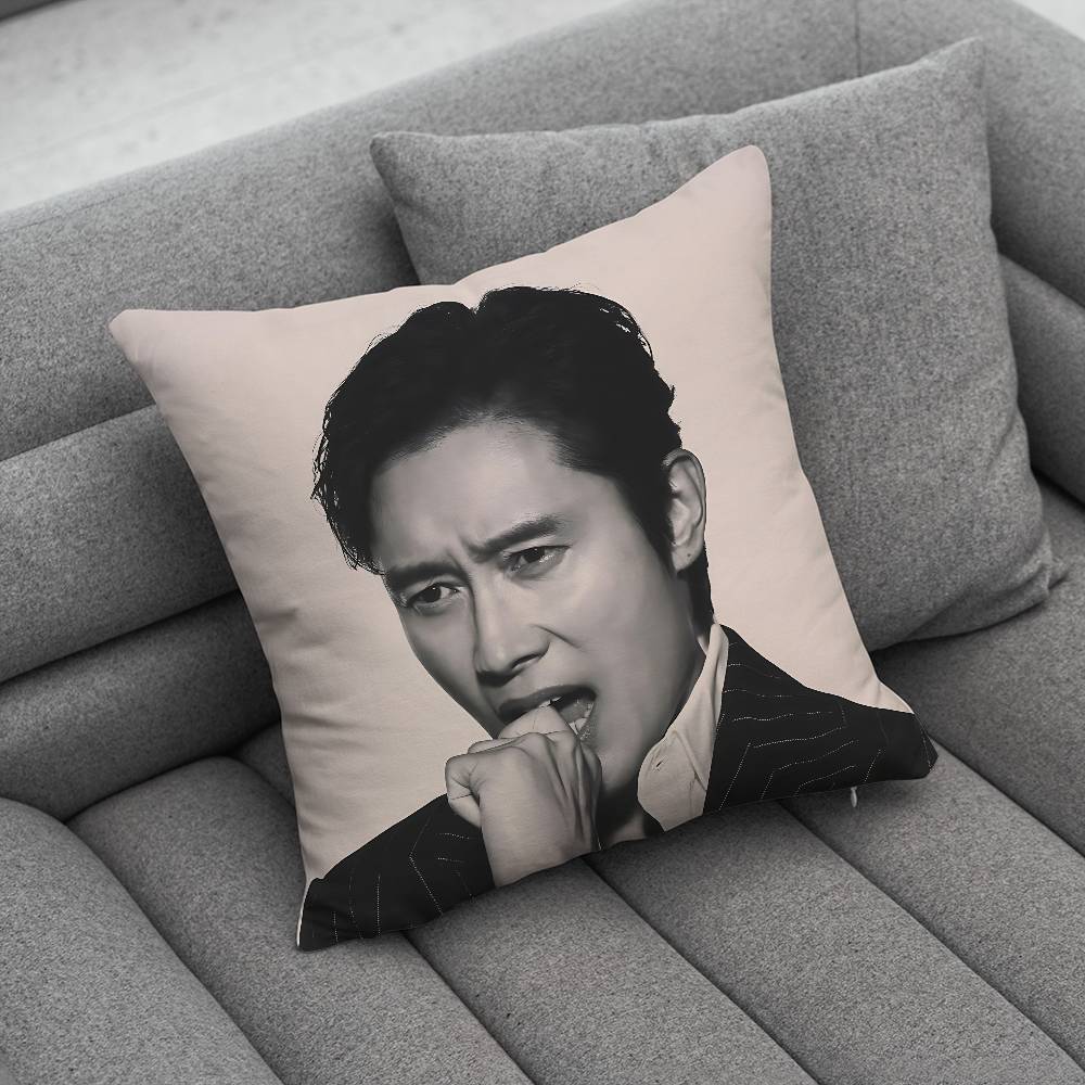 LLee Byung Hun Pink Bow Pillow Case Pillowcase Home Sofa Cushions Car Cushions Pillowcover Office Pillowshell Pillow