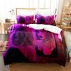 3D Digital Printing Bedding Four-piece Set Three-piece Set Vaporwave Art Retro Bed Sheet Quilt