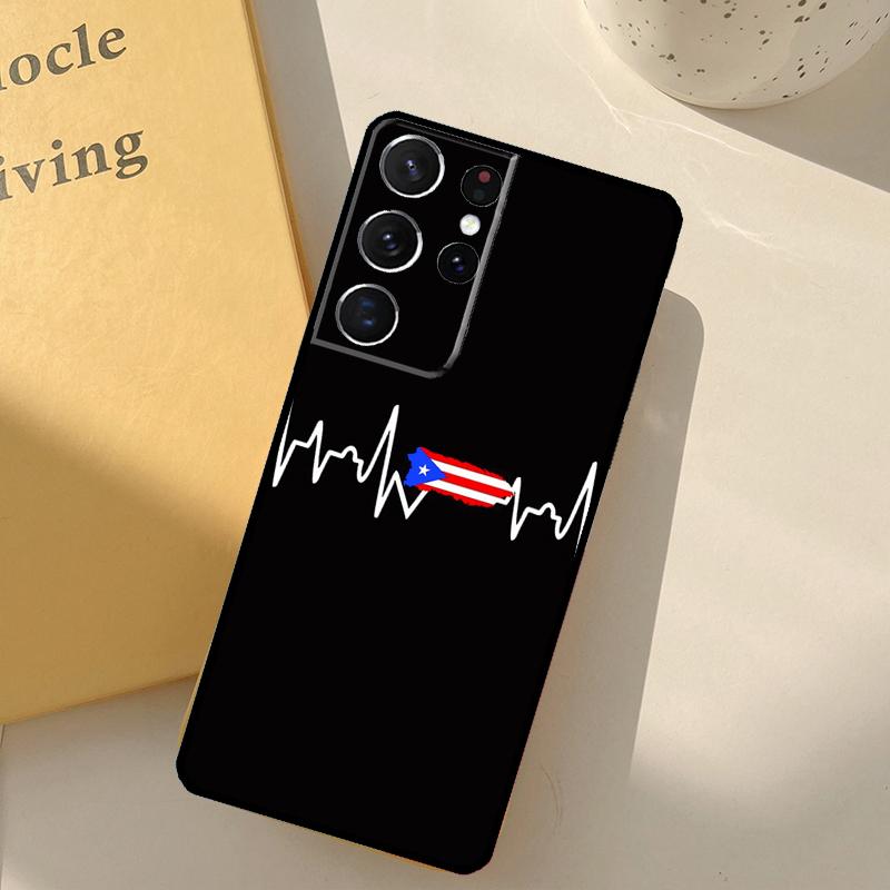 Puerto Rico Flag Phone Case For Samsung Galaxy S25 Ultra S20 S21 S22 S23 S24 Plus S9 S10 S25 FE Cover Shell