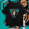 Grizzlies Morant cartoon short-sleeved T-shirt men's and women's trendy basketball sports loose half-sleeved training clothes