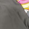 Mens Black Turtleneck Long Sleeve UV Protection Shirt With Colorful Cartoon Print Outdoor Sports Surfing