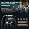 Беспроводной профессиональный контроллер для Nintendo Switch/Lite/OLED, геймпад с разъемом для гарнитуры/RGB-подсветка/настройки макросов/пробуждение/турбо/регулируемая вибрация с двумя двигателями