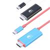 4K HD Док-станция-конвертер Type-C в HDMI с USB-зарядкой для портативной консоли, планшета, ультрабука, Steam Deck, телевизора, проектора, экрана