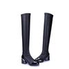 Women Boots Autumn Winter Add Cotton Warm Knee-high Long Boots Woman Elasticity Sexy Heel Height Shoes Ladies Fashion Casual