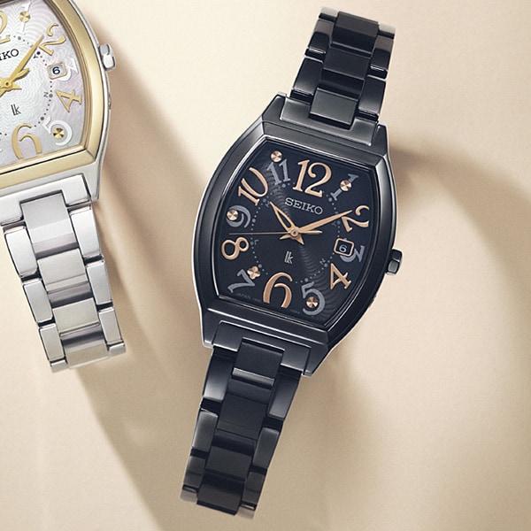 Seiko Lukia LUKIA Happy Collection Solar Radio-controlled Women's Metal Band SSQW101 Wrist Watch