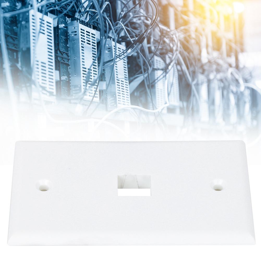 Single Port Lan Socket Panel, Socket Panel, Home Improvement Engineering Panel