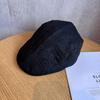 Womens Retro Suede Beret With Short Brim For Autumn And Winter Casual Looks