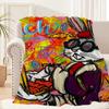 Мультяшное одеяло B-Bunny Плюшевый коврик для дивана и сна для гостиной B-Bugs-S Комнаты Теплый Офис Спальня День Рождения Дом Путешествия Детские Подарки