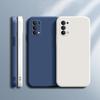 Чехол из жидкого силикона для OPPO A74 A72 A57 A56 A55 A54 A53 A53 A52 A92 A93 A16 4G 5G Защита камеры Мягкая задняя крышка телефона