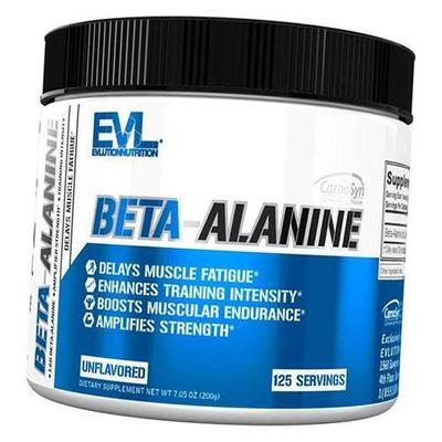 Бета-Аланин, Beta Alanine, 200г Без вкуса (27385002)