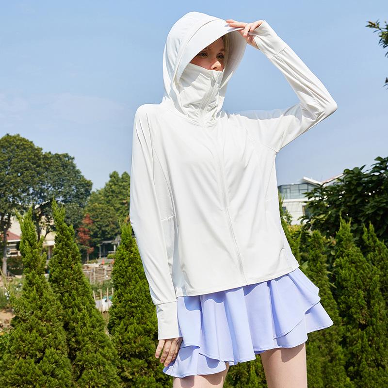 Women's UPF 50+ Ice Silk Sun Protection Jacket: Lightweight, Breathable, Plus Size, Anti-UV Summer Top
