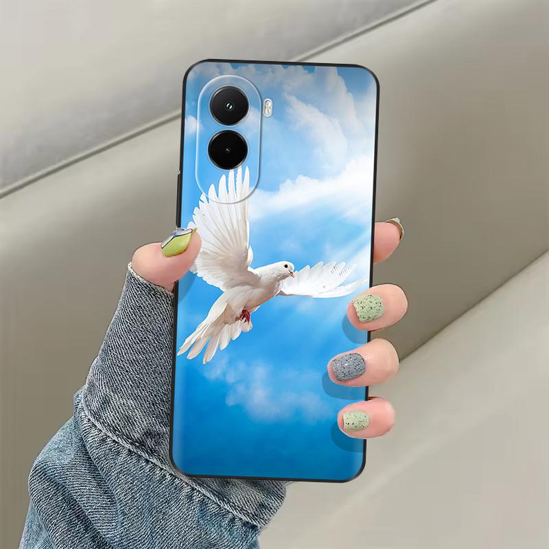 Мягкий чехол для Xiaomi Poco M7 4G Чехол Мультяшная задняя крышка для Xiaomi Poco M7 Pro 5G Защитный бампер с животным PocoM7 m 7 Крутые сумки