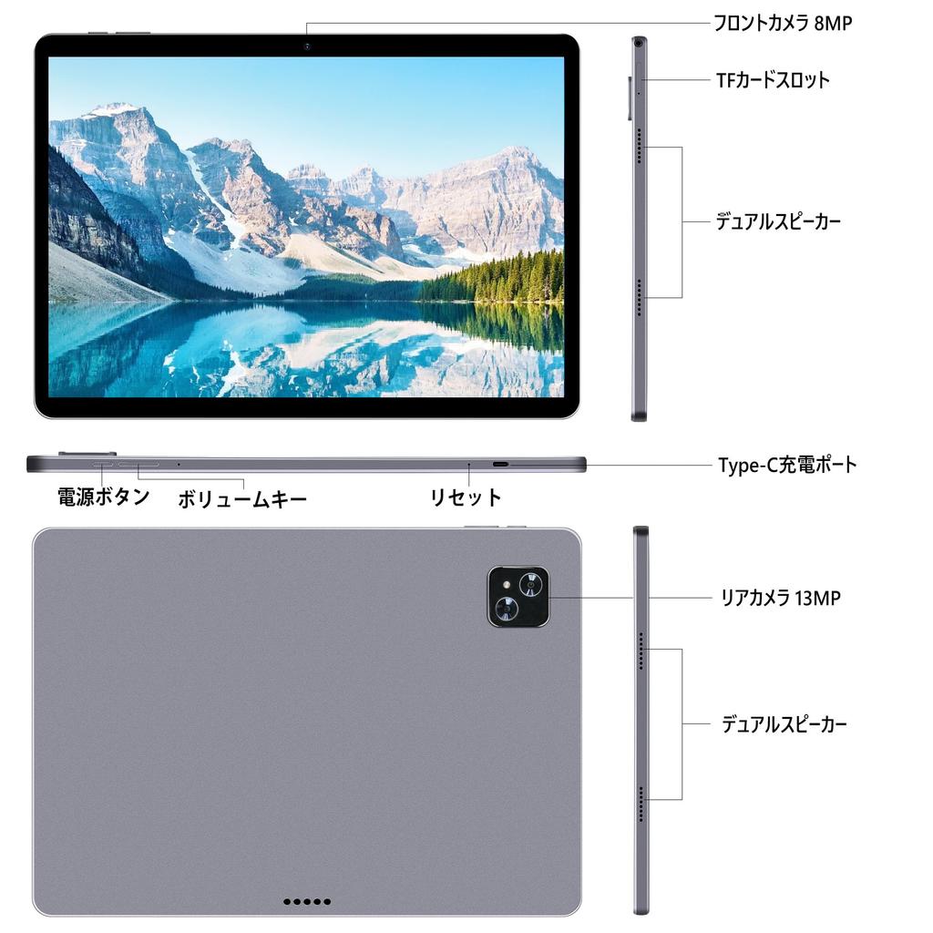 Новый Android Veidoo Android 2K 2160x1440 FHD 256 ГБ 2 ТБ Две SIM-карты 4G LTE Аккумулятор 10000 мАч 13-дюймовый планшет 13-дюймовый планшет, Экран, 8+8 ГБ ОЗУ, ПЗУ,