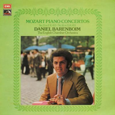LP-пластинка МОЦАРТ, ДАНИЭЛЬ БАРЕНБОЙМ, THE ENGLI - Концерты для фортепиано №. 11 До мажор, K.413  ASD2999 HIS MASTER'S VO 1974 UK Классика Б/У