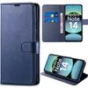 Case for Xiaomi Redmi Note 14 4G (not for 5G) Protection Flap Synthetic Leather Shockproof Navy Blue