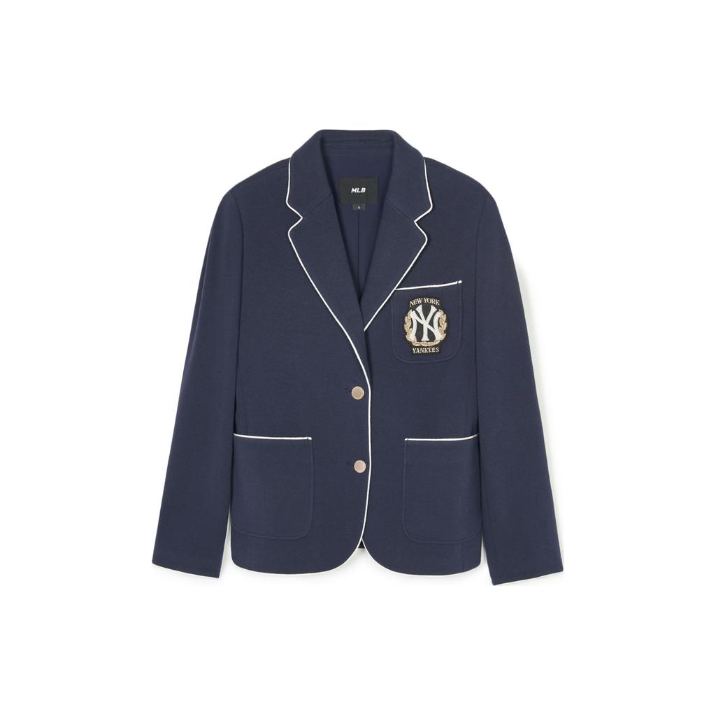 New MLB SS24 New York Yankees Business Suit Women's Marine Blue 3FJKV0141-50NYD