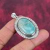 Серебряные украшения ручной работы с драгоценным камнем амазонит, кулон из цельного серебра 925 пробы для подарка на годовщину
