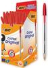 Ballpoint Pen - Bic - Cristal - Medium Point - Red Ink - Pack of 50