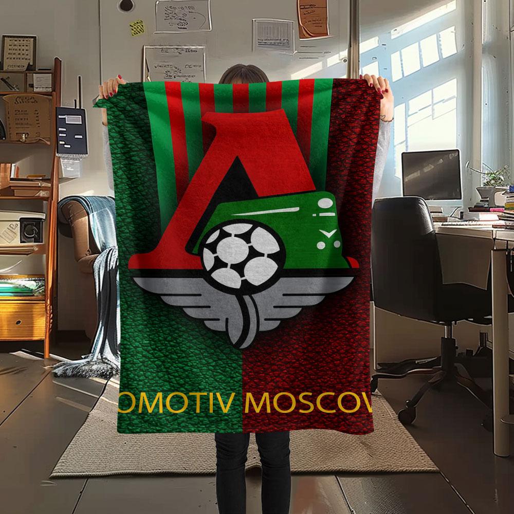 1PC Lokomotiv Moscow Spark Blanket, High quality Comfortable for All Seasons, Home Decor, Warmth and Comfort