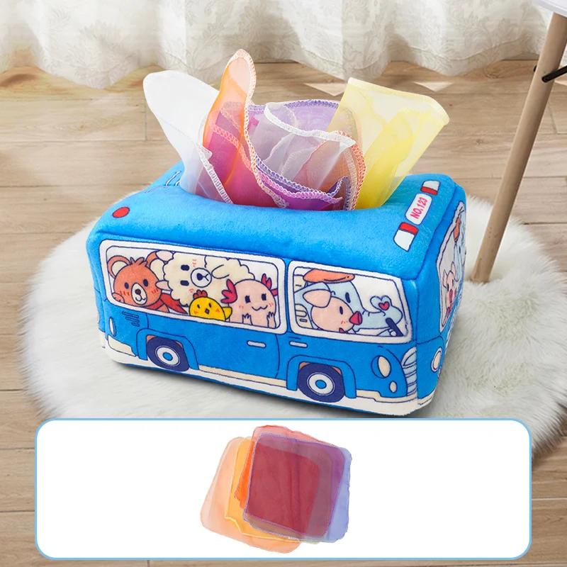 YY17010 Baby Tissue Box - Montessori Baby Toys 5 Months Baby Tissue Box Learning Toys Baby Puzzle Toys