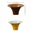 Stackable Slanted Mouth Bowl Large Capacity Hot Pot Dish Plate Horn Shaped Bowl  Home Dessert