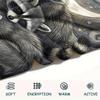 1PC Small animals gather Print FlAannel Blanket, High quality Comfortable for All Seasons, Home Decor, Warmth and Comfort