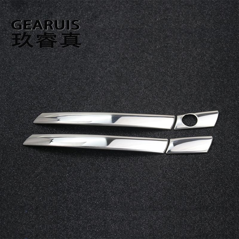 Стайлинг автомобиля для Mercedes Benz A GLA CLA Class W176 X156 C117, защитные наклейки на наружную дверную ручку из нержавеющей стали