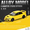 1/32 Mitsubishi Lancer Evolution Девятый Супер Гоночный Металлический Сплав Литой Модель Автомобиля Коллекция Для Улицы Хобби Бутик Подарок Мальчику