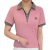 Новая летняя женская футболка с короткими рукавами Temperament Contrasting Shirt для женщин Повседневный и универсальный тонкий топ для женщин