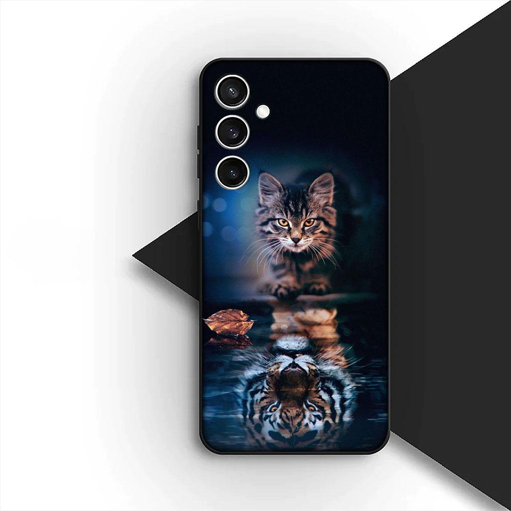 Чехол для телефона для Huawei P30 P20 Mate 20 Lite Pro Y7 Y6P Y7A 2019 Nova 5T 3I Funda Корпус Мягкий чехол Мультяшный кот Мяу Котёнок