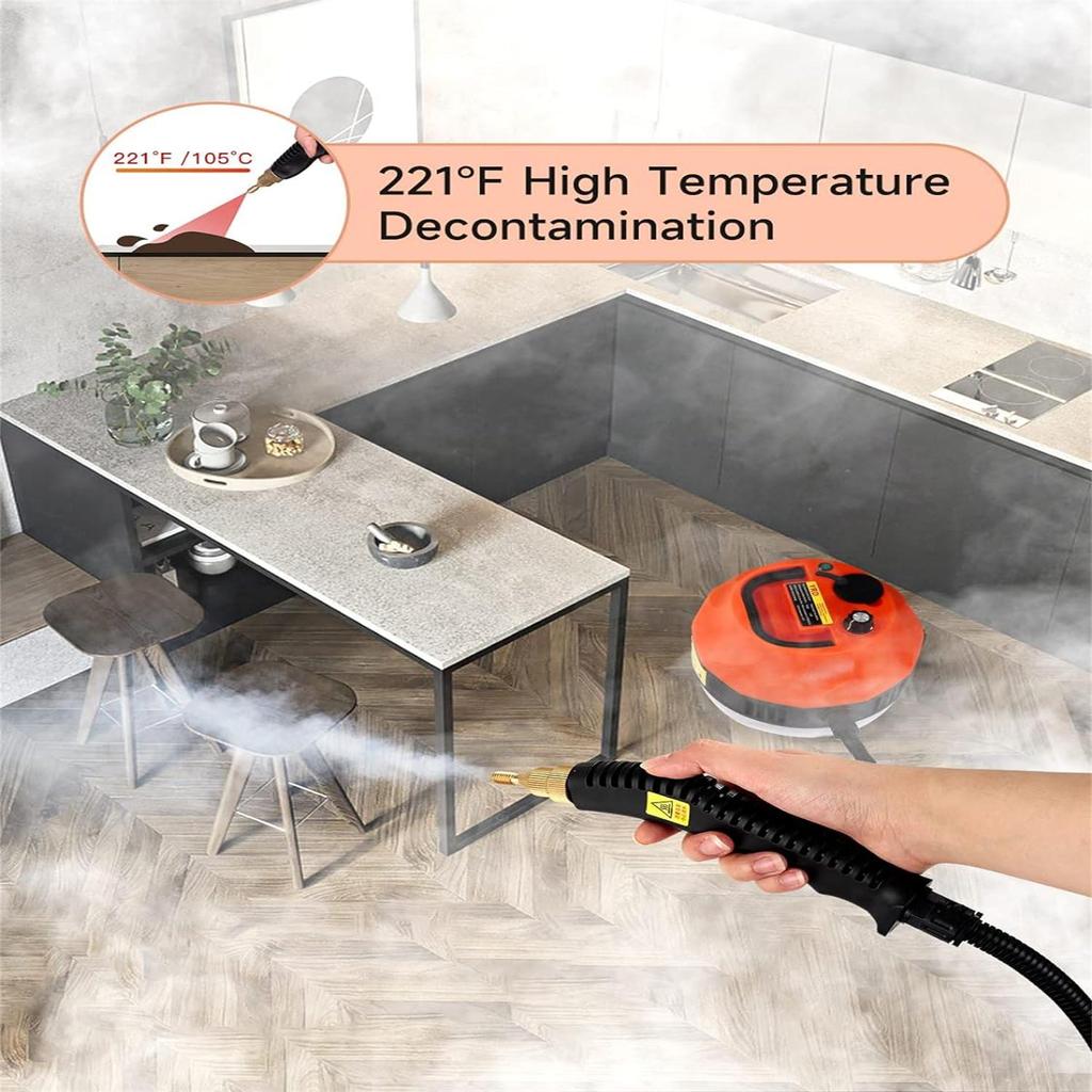 Пароочиститель высокого давления, высокотемпературный пароочиститель для очистки, ручной пароочиститель мощностью 2800 Вт для домашнего использования