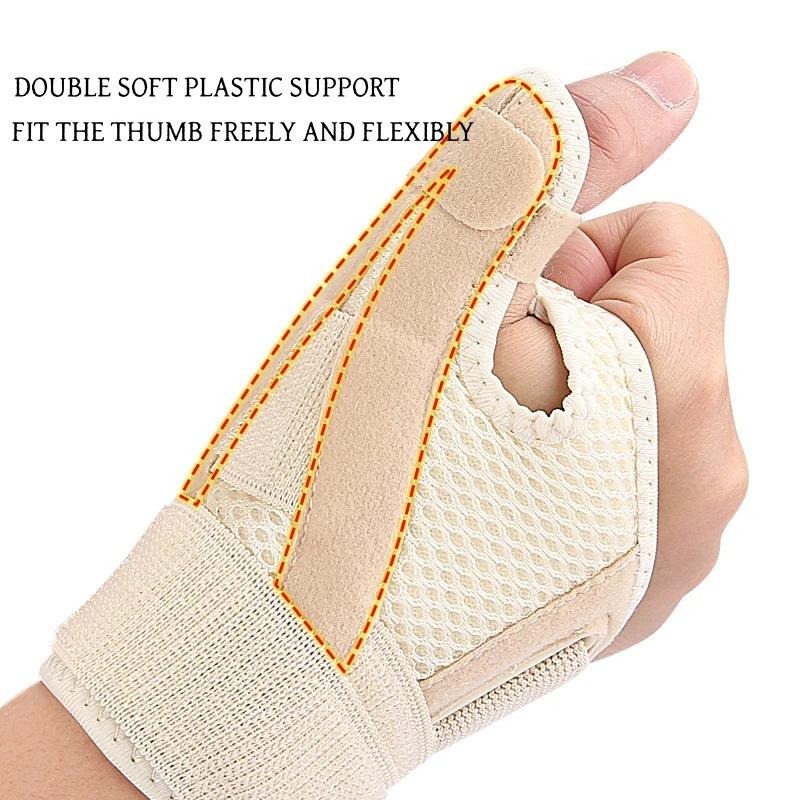 Артритный бандаж для большого пальца, фиксатор запястья, фиксатор запястья, стабильный, регулируемый, артритный бандаж для большого пальца для карпального туннельного синдрома, тендинита, облегчения боли