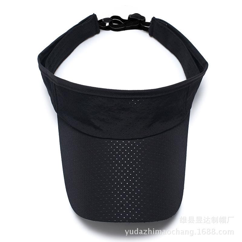 Men's plain baseball cap, summer sun hat, outdoor travel sun visor, open-top hat, quick-drying hat, in stock