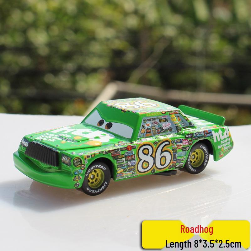 Набор машинок Pixar Cars из сплава: Модели МакКуина, Мэтра, Салли, Шерифа