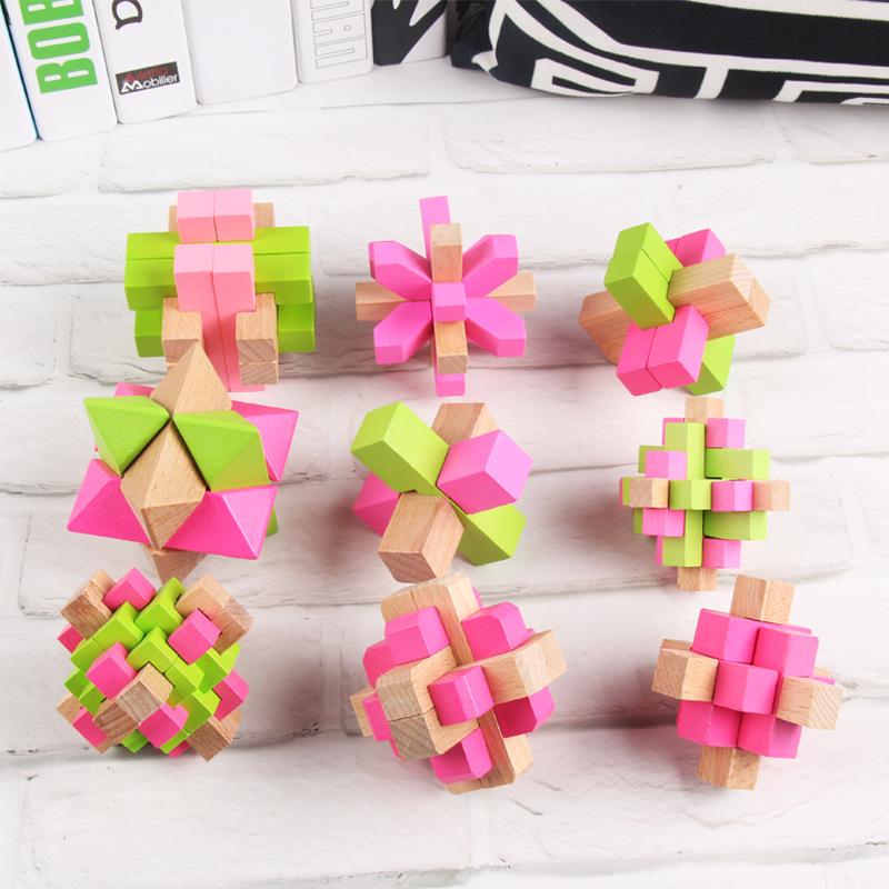 Игрушка Замок Любаня Шестикомпонентный Девятикомпонентный Замок Кунмина Разблокировка Детская головоломка Взрослые игры для мозга