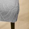 Jacquard Solid Chair Cover Anti-dirty Seat Slipcover for Wedding Dining Room Restaurant Office Banquet Soft Durable Chair Cover