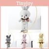 Adorable Sparkling Plush Bunny Toy Ideal For Bags And Gifts In Multiple Colors