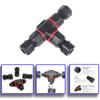 T Type 3 Pin Waterproof Cable Connector Electrical Terminal Wire Cable Connecto Outdoor Underwater Terminal Block