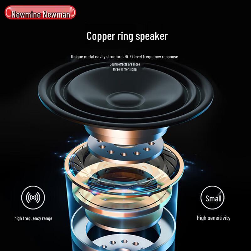 Newman H16 Wireless Neckband Bluetooth Earphones