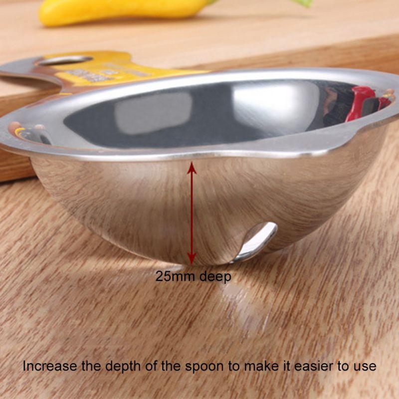 304 Stainless Steel Egg White Egg Yolk Separator Baking Kitchen Tools With Hanging Ear Separator Mirror