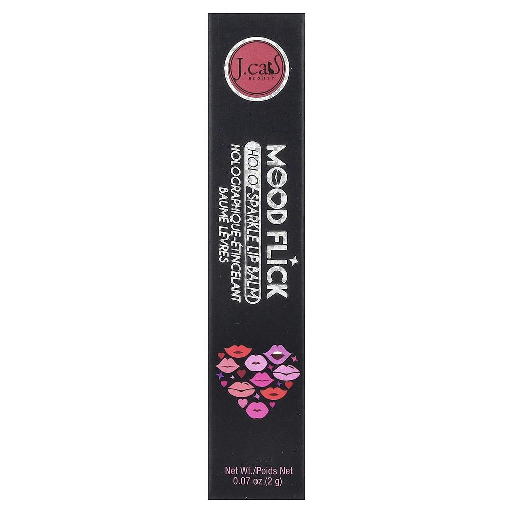 J.Cat Beauty Mood Flick, Holo-S Parkle Lip Balm, MLB106 New Perspective, 2g (0.07oz)