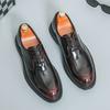 Мода Классическая Ручная Работа Мужские Оксфорды Кожаные Офисные Деловые Формальные Лоферы Роскошный Бренд Мужские Повседневные Британский Стиль Дышащие Туфли
