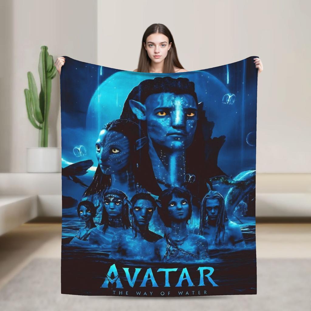 Films Avatar Blanket Soft Warm Print Plush Throw Blanket For Boy Girl Outdoor Flannel Bedspread Bed Cover