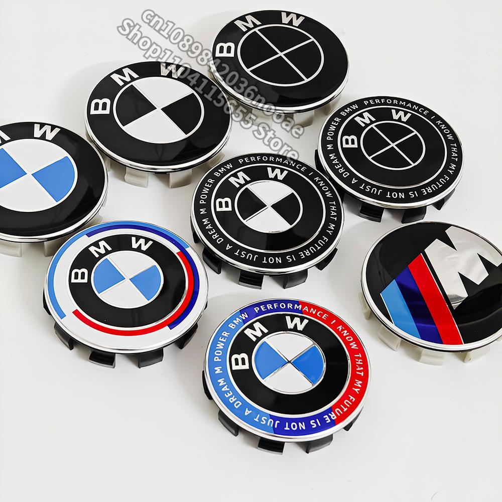 AABU1 4 Pcs 68mm 56mm Wheel Center Cap for BMW E90 E87 F30 F20 F10 E60 F01 F02 G20 G30 G38 G14 F22 X1 X3 X4 X5 X6 M1 M2 M3 M4 M5 M6 M8