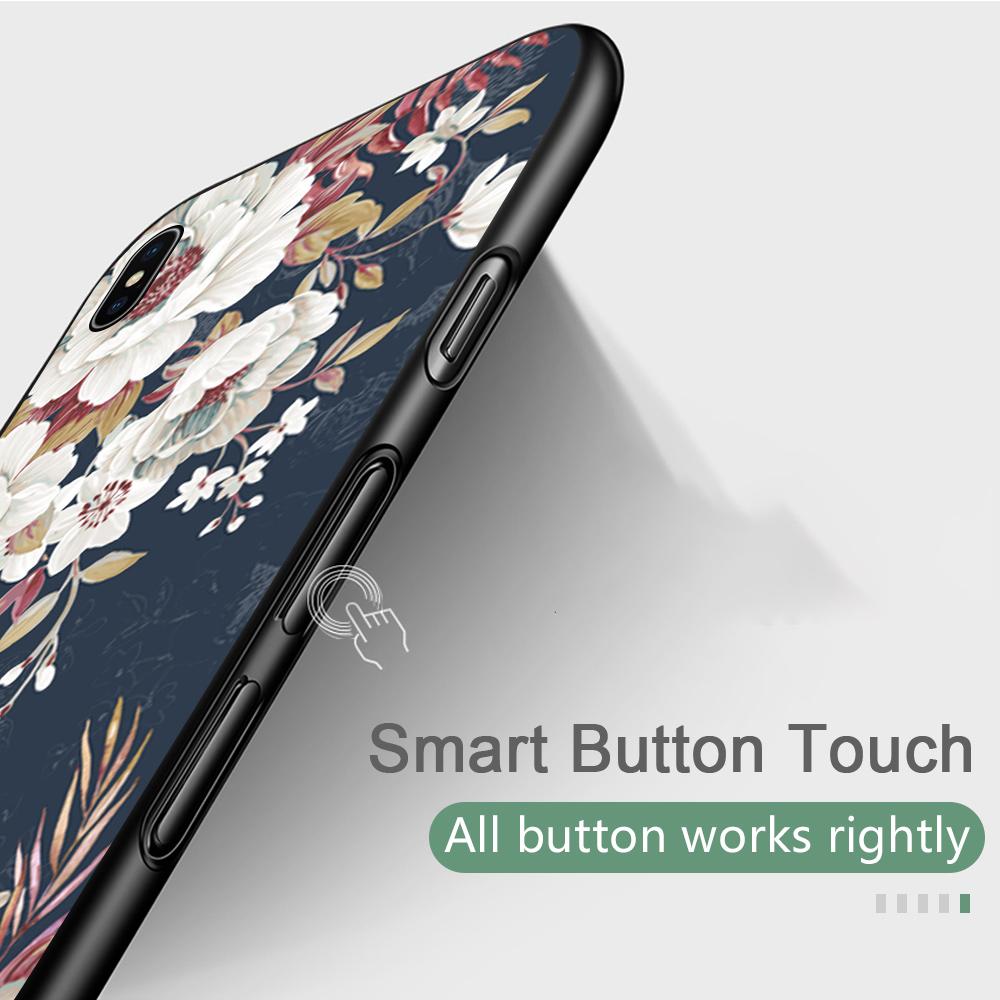 Shockproof Soft Case Cartoon Flowers Design Casing Girls Boys Lovely Soft TPU Silicone Phone Case Cover for Samsung