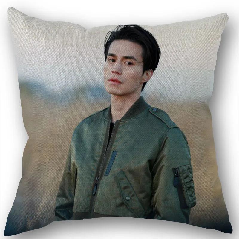 Милая Ли Дон Ук KPOP Наволочка Хлопково-льняная ткань Квадратная наволочка на молнии Новая 45X45см Свадебная декоративная наволочка 1210