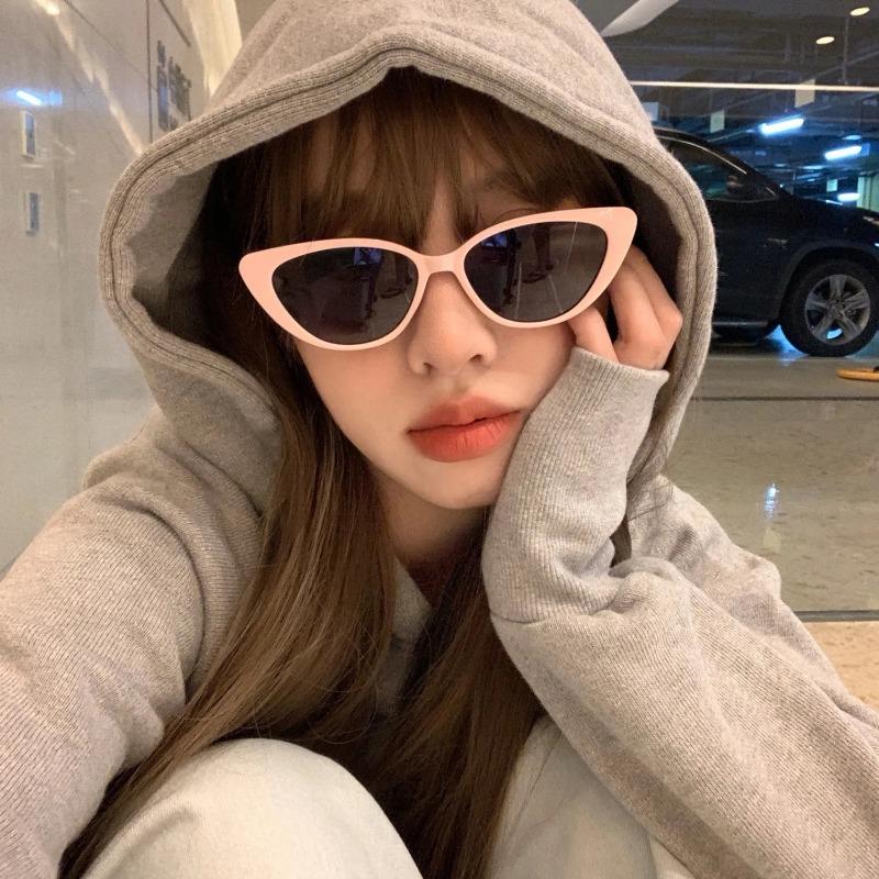 Новые розовые женские солнцезащитные очки «кошачий глаз» ретро премиум солнцезащитные очки мужские защита от солнца модные очки люксовый бренд дизайн оттенки