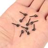 100Pcs Threaded Boilie Bait Screws for Carp Hair Rigs Hooks Carp Fishing Terminal Tackle